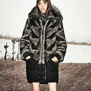 Coach Runway Shearling Coat size M